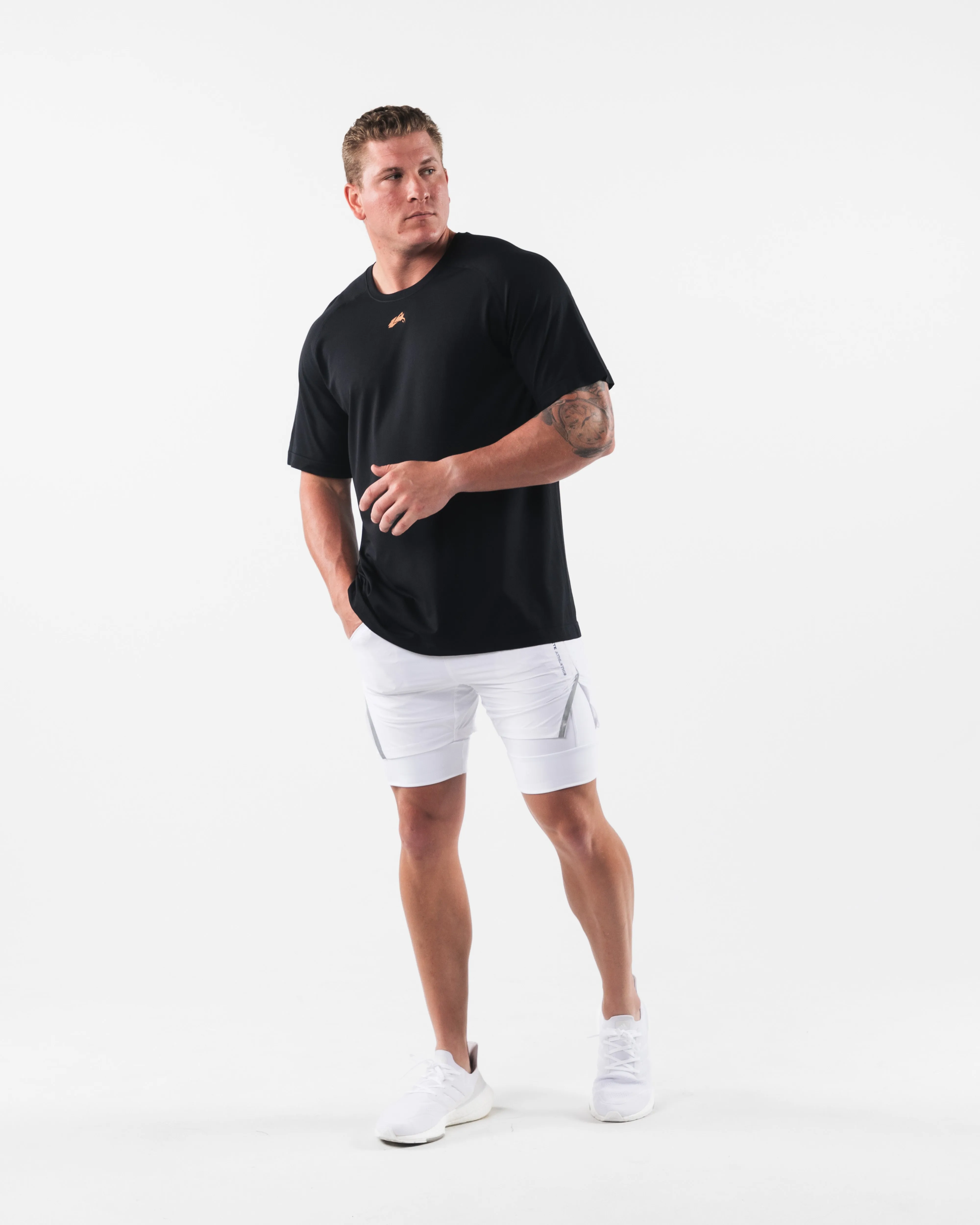 Wolf Head Airtech Tee - Black sold by Alphalete product image thumbnail 2