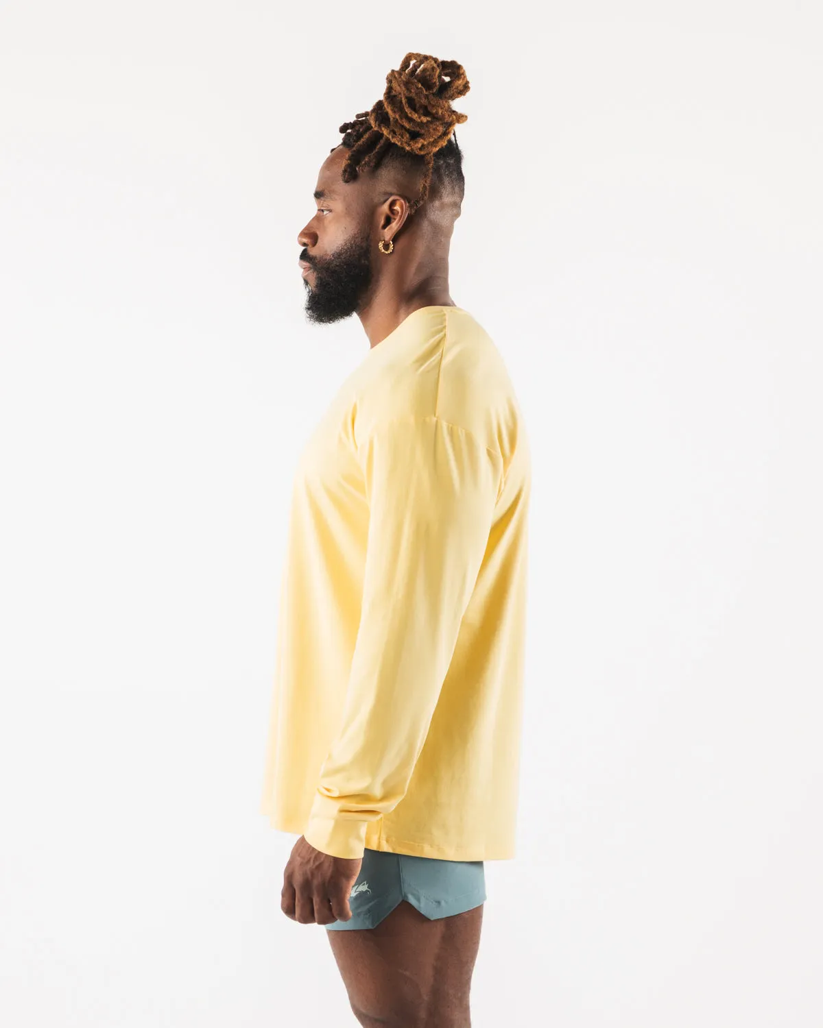 AA Paisley Print LS Tee - Yellow sold by Alphalete product image thumbnail 3