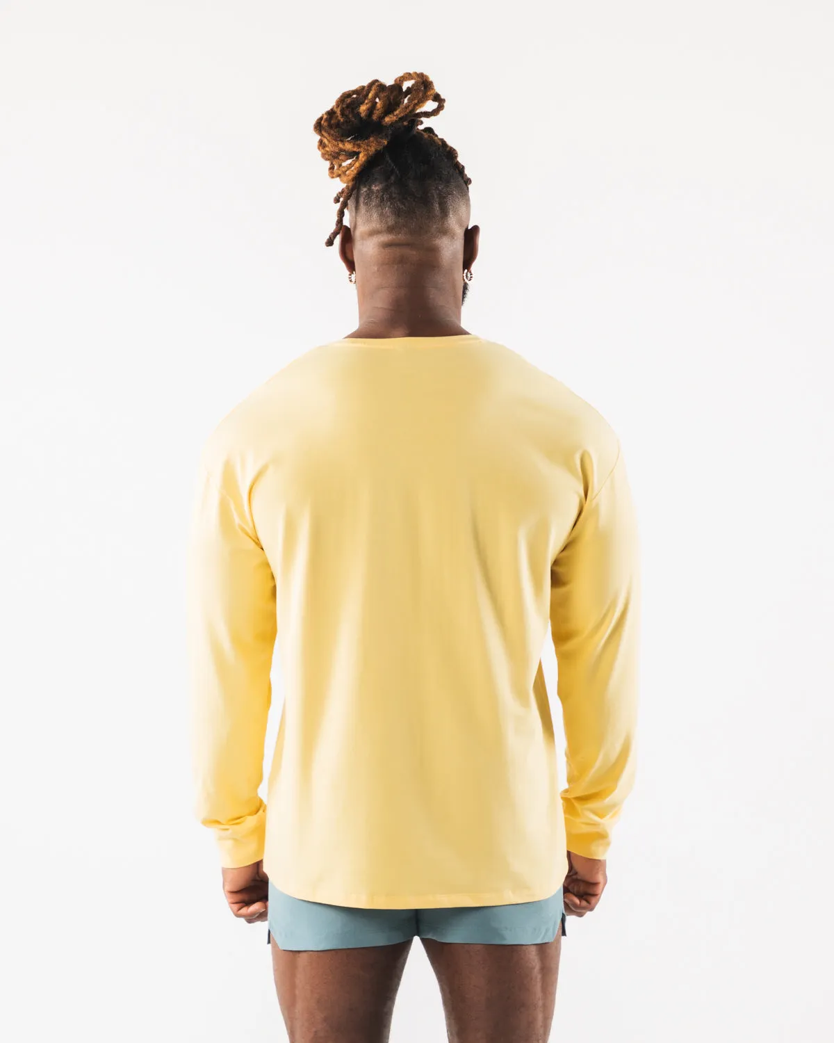 AA Paisley Print LS Tee - Yellow sold by Alphalete product image thumbnail 4