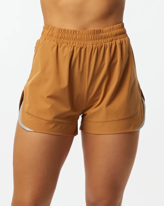 Stride Short 3" - Chestnut made by Alphalete