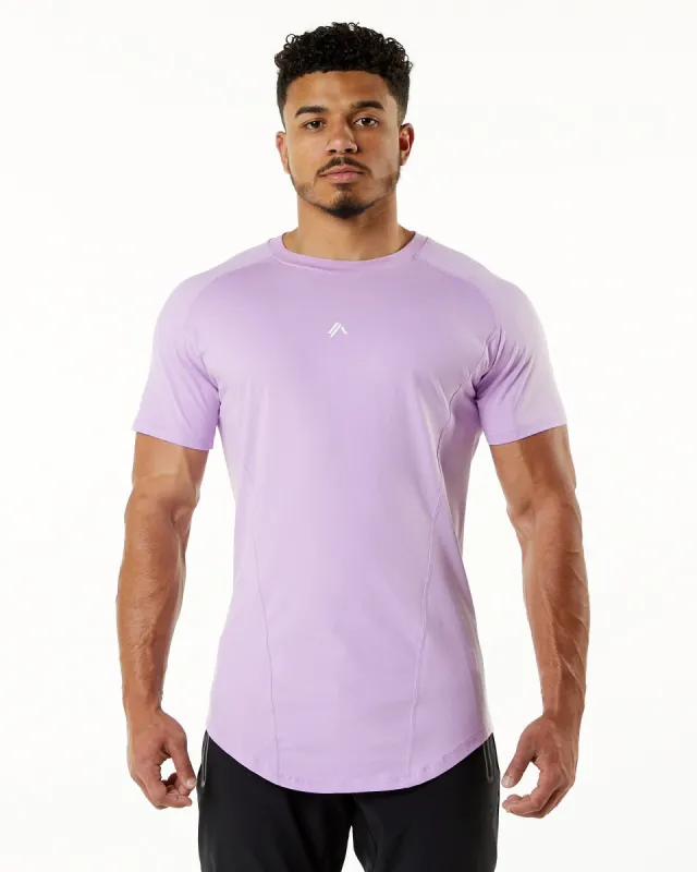 Velocity Tee - Static Lavender sold by Alphalete