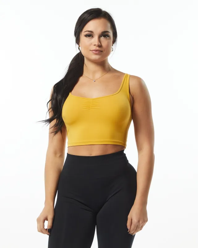 Ultrasoft Square Neck Tank - Sunflower sold by Alphalete