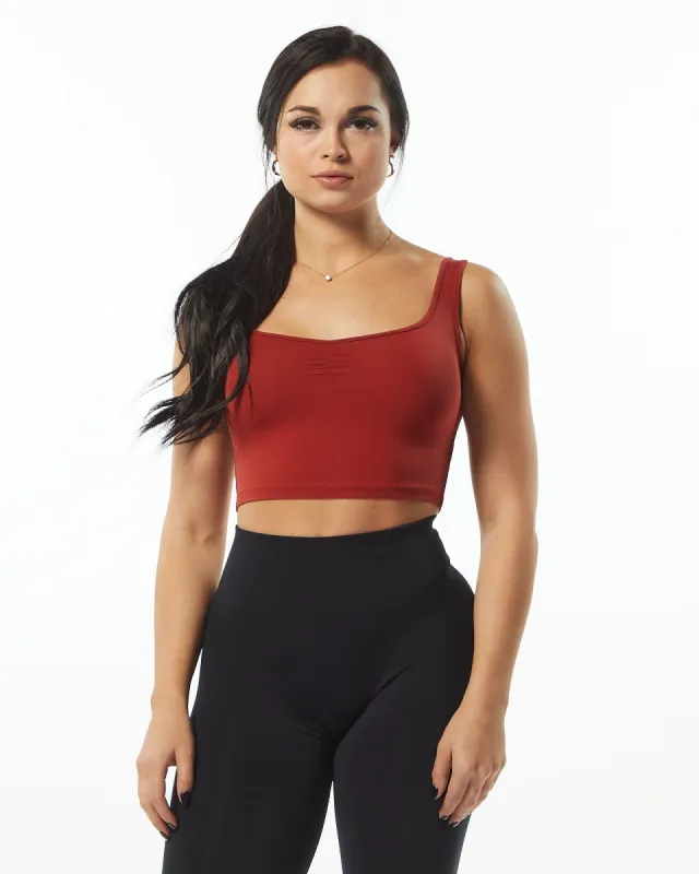 Ultrasoft Square Neck Tank - Cherry sold by Alphalete