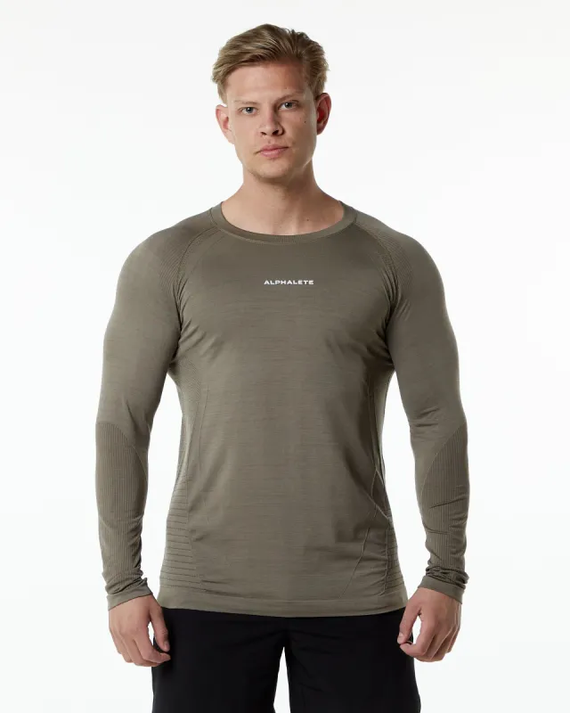 Ozone LS Tee - Cedar sold by Alphalete