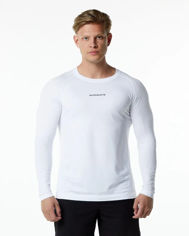 Ozone LS Tee - White sold by Alphalete