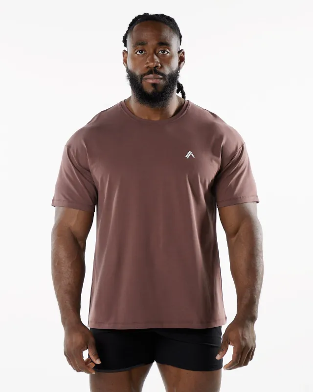 Emblem Tee - Merlot sold by Alphalete