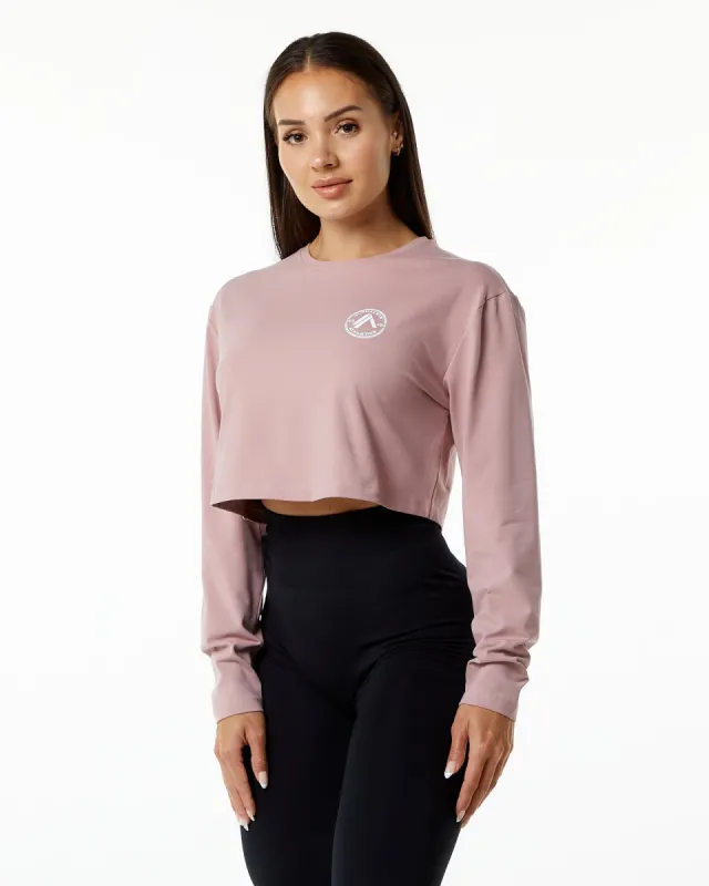 Dynasty LS Crop - Mauve sold by Alphalete