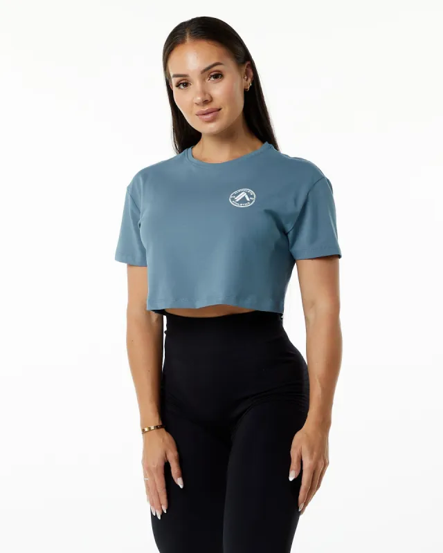 Dynasty Crop - Atlantic Blue sold by Alphalete