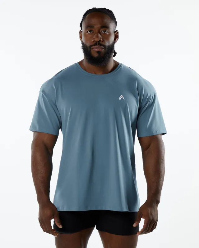 Emblem Tee - Atlantic Blue sold by Alphalete