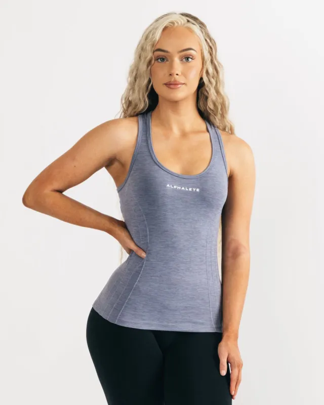 Seamless Tank - French Blue made by Alphalete