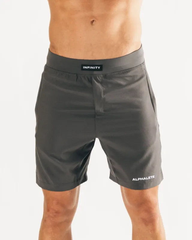 Infinity Short - Dark Grey sold by Alphalete