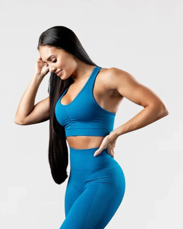 Amplify Bra - Rapids Blue sold by Alphalete