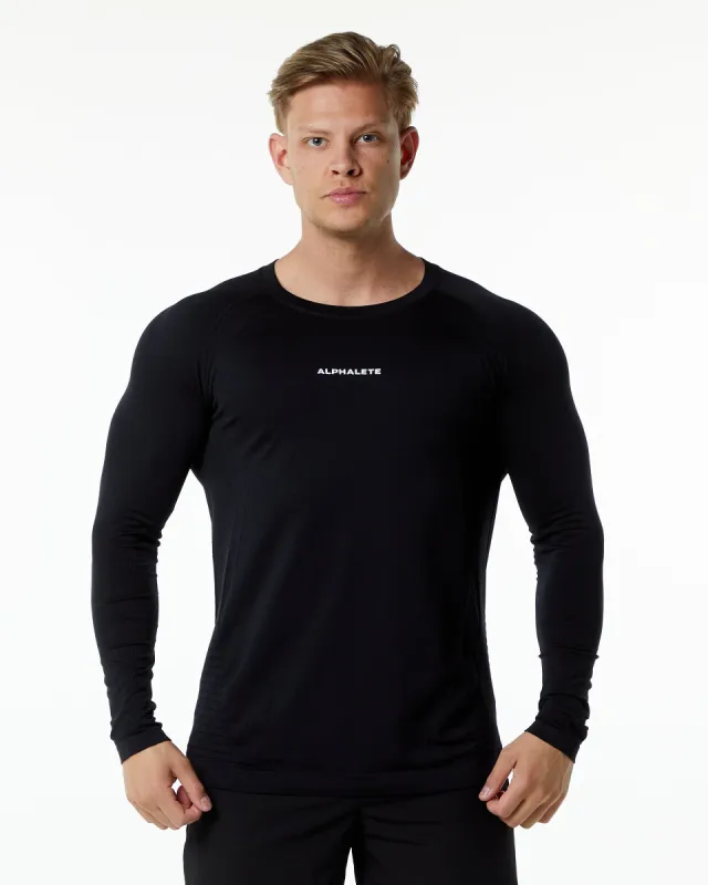 Ozone LS Tee - Black sold by Alphalete