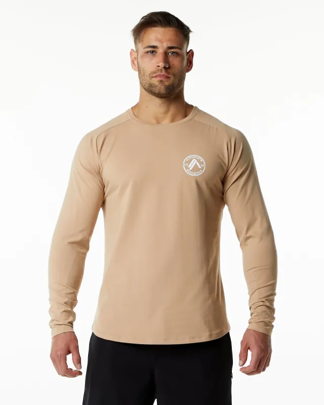 Dynasty LS Tee - Taupe sold by Alphalete