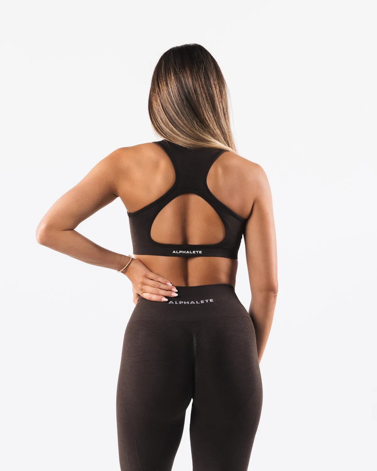 Amplify Contour Bra - Cashmere sold by Alphalete product image thumbnail 2