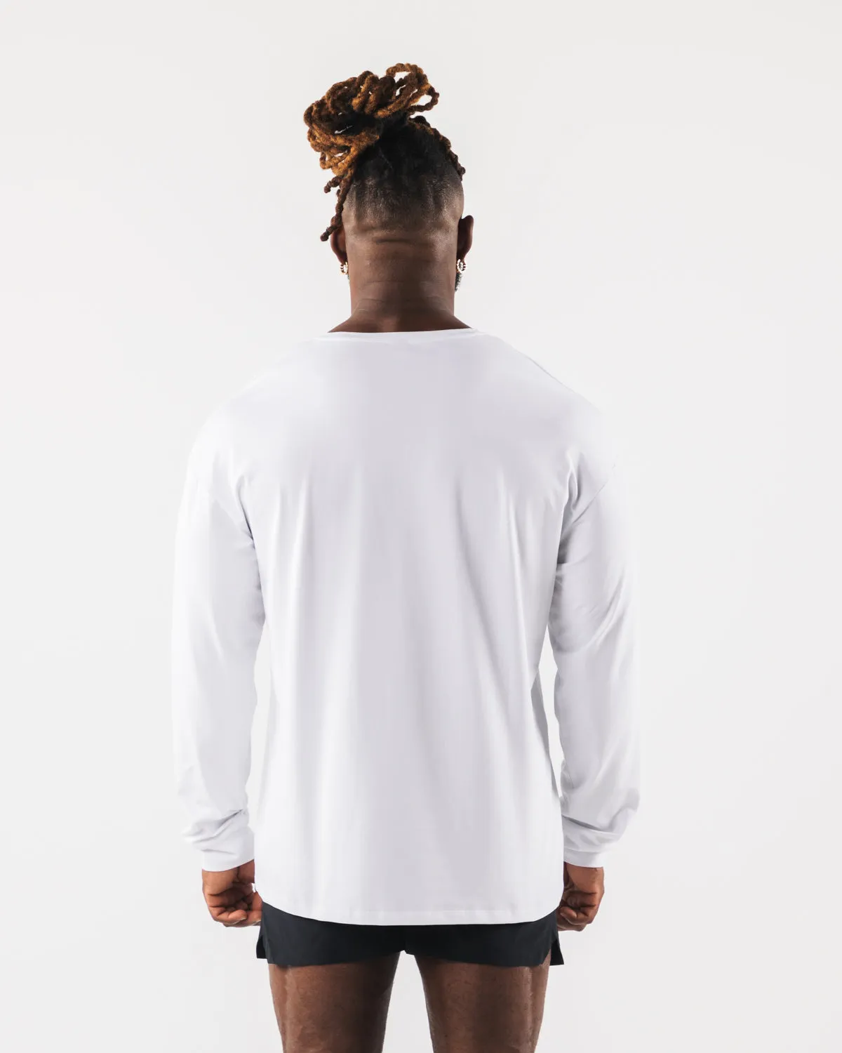 AA Paisley Print LS Tee - White sold by Alphalete product image thumbnail 4