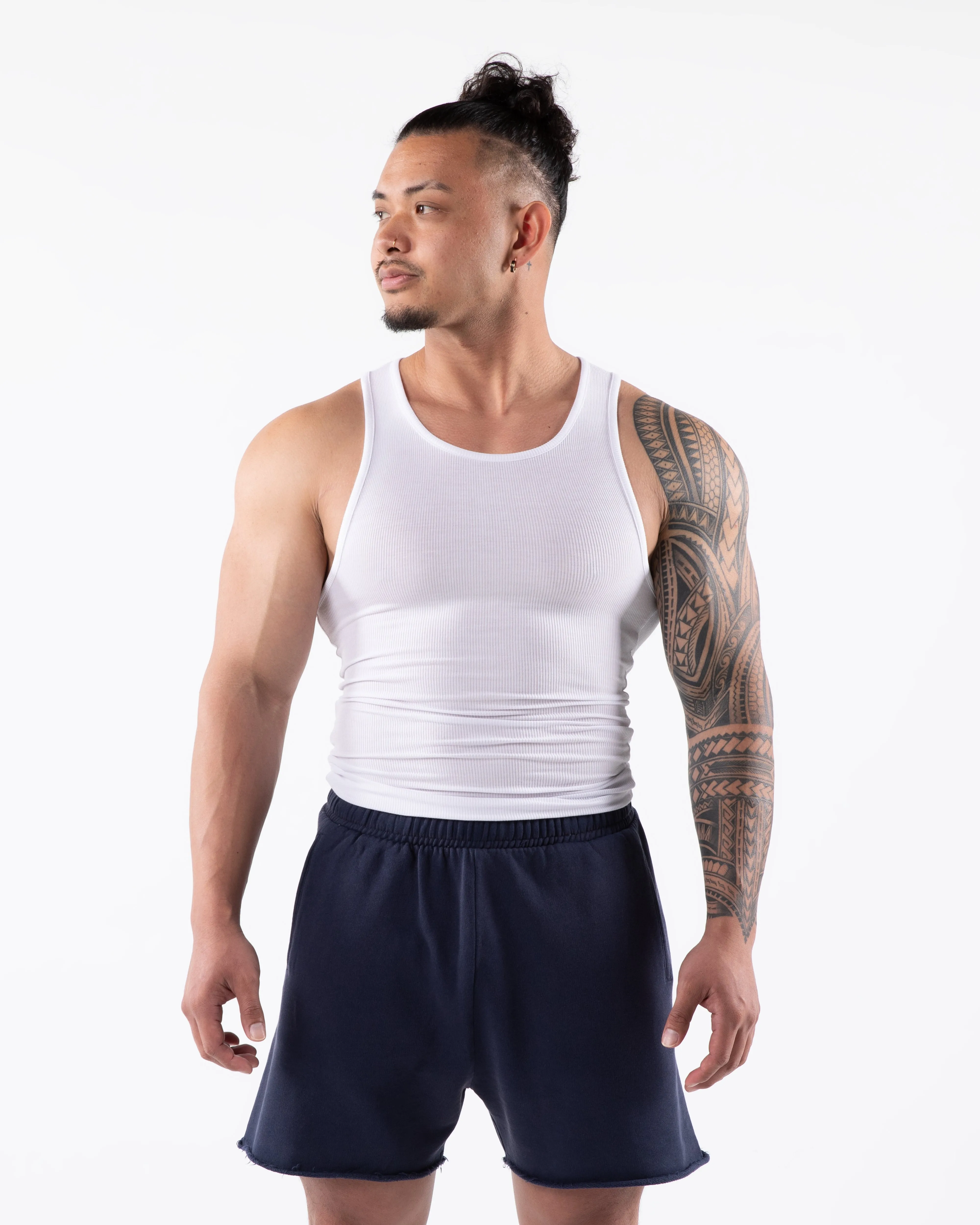 Ribbed Tank 2pk - White sold by Alphalete product image thumbnail 3