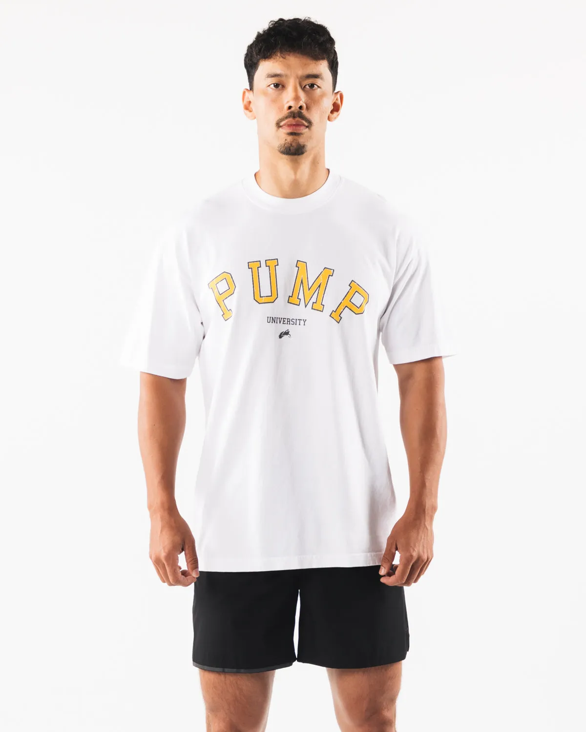 Pump University Tee - White sold by Alphalete product image thumbnail 2