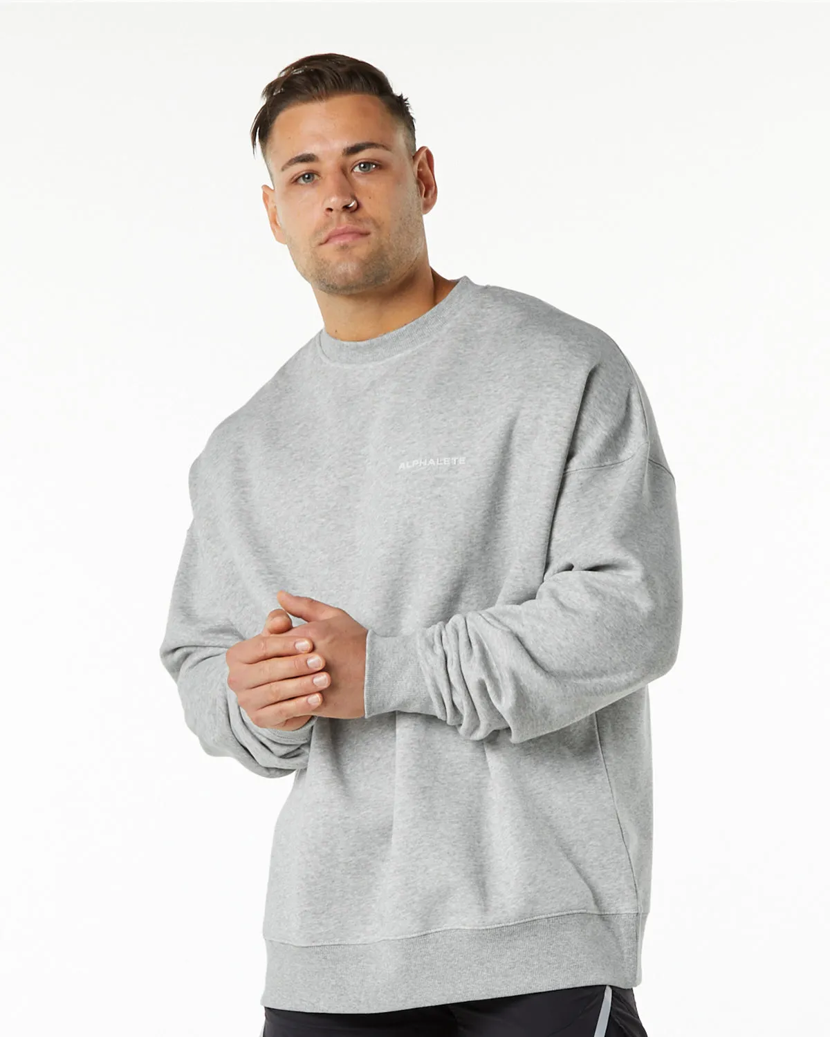 Classic Crew - Heather Grey sold by Alphalete