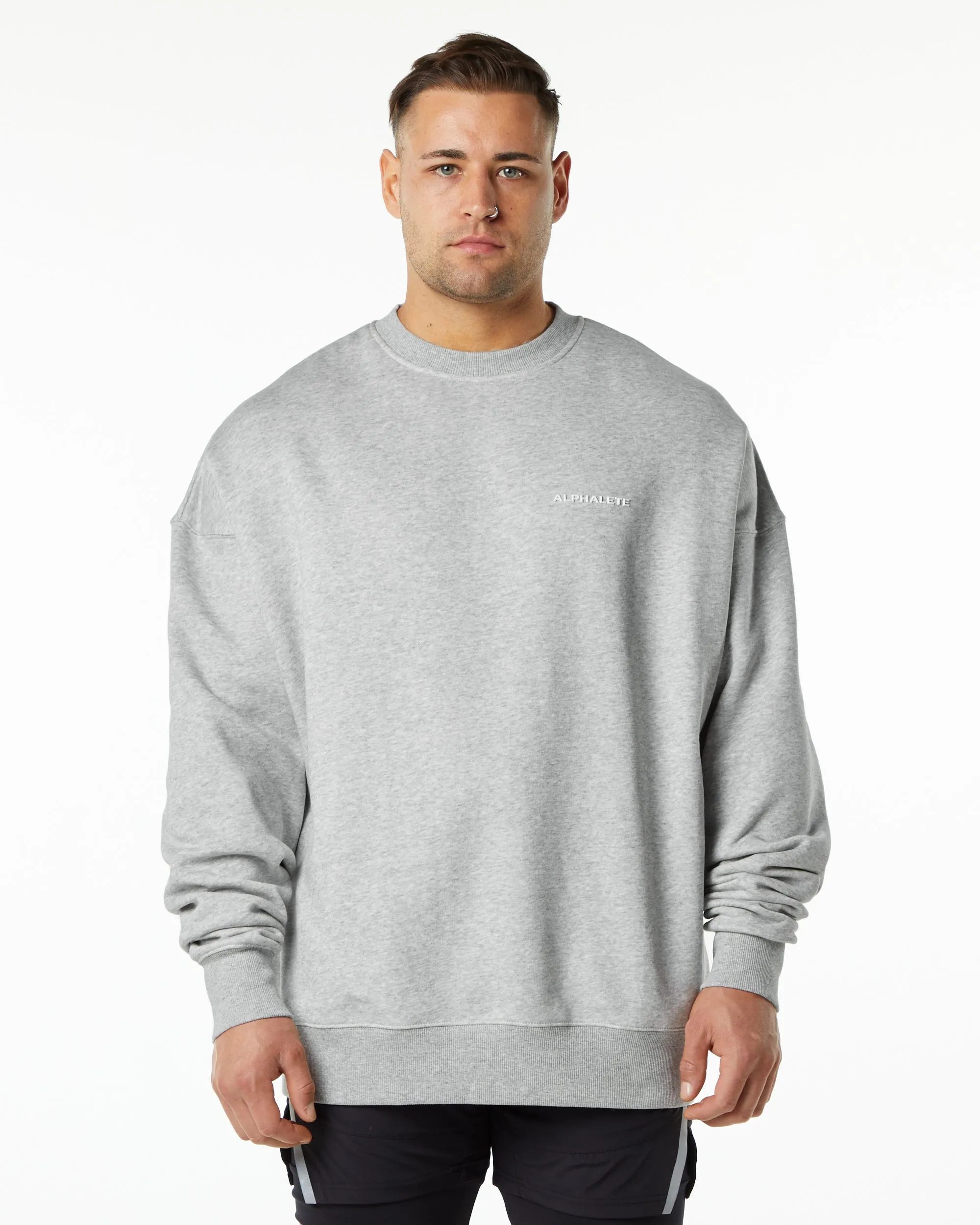 Classic Crew - Heather Grey sold by Alphalete product image thumbnail 2