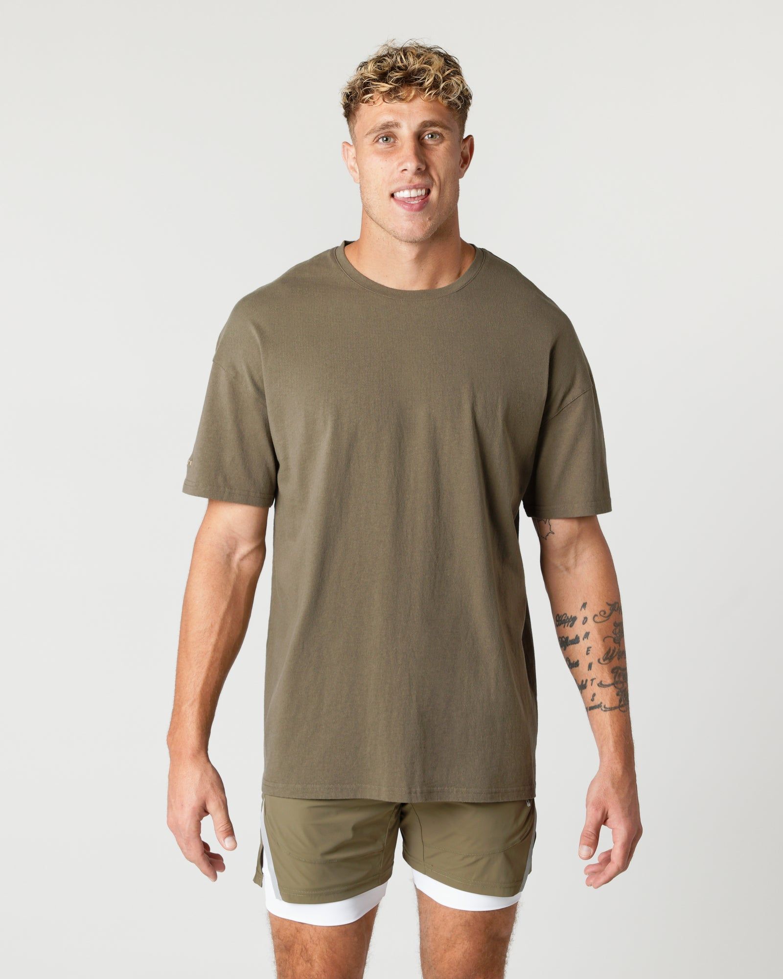 Heavy Cotton Core Tee - Oak sold by Alphalete