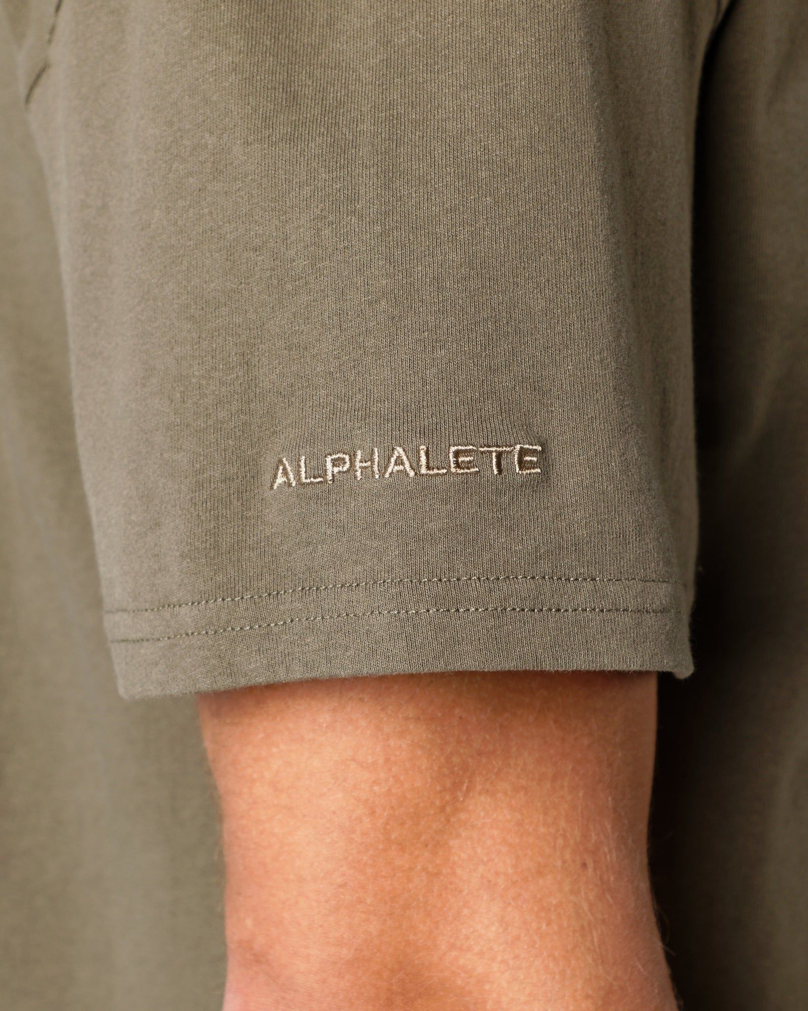 Heavy Cotton Core Tee - Oak sold by Alphalete product image thumbnail 5