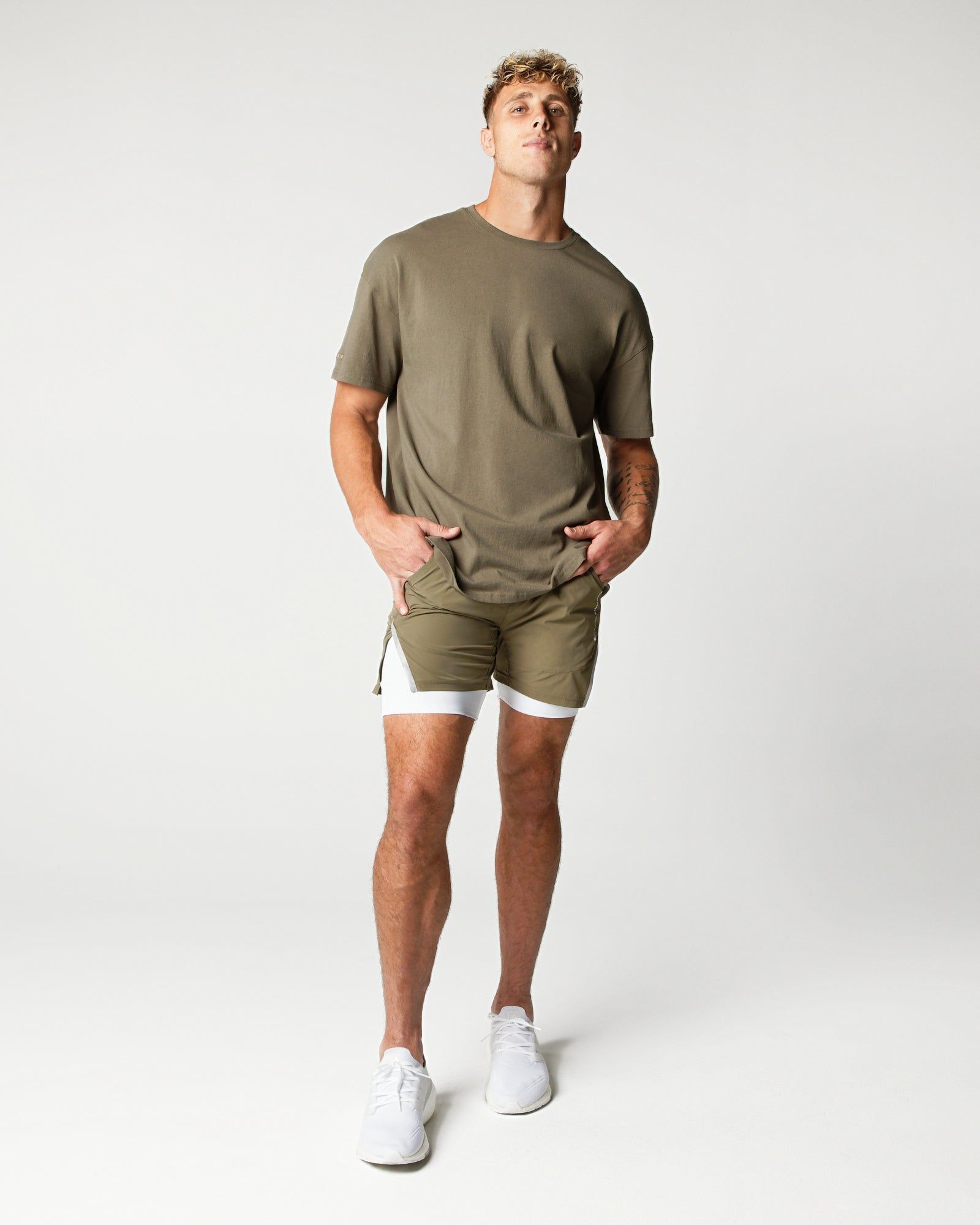 Heavy Cotton Core Tee - Oak sold by Alphalete product image thumbnail 3