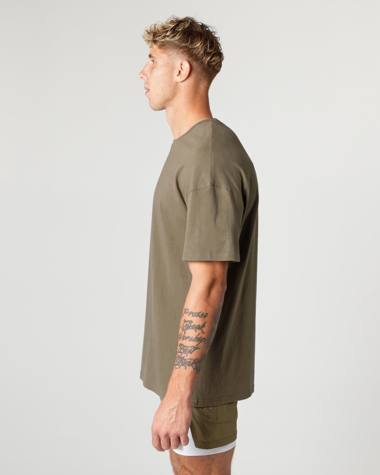 Heavy Cotton Core Tee - Oak sold by Alphalete product image thumbnail 4