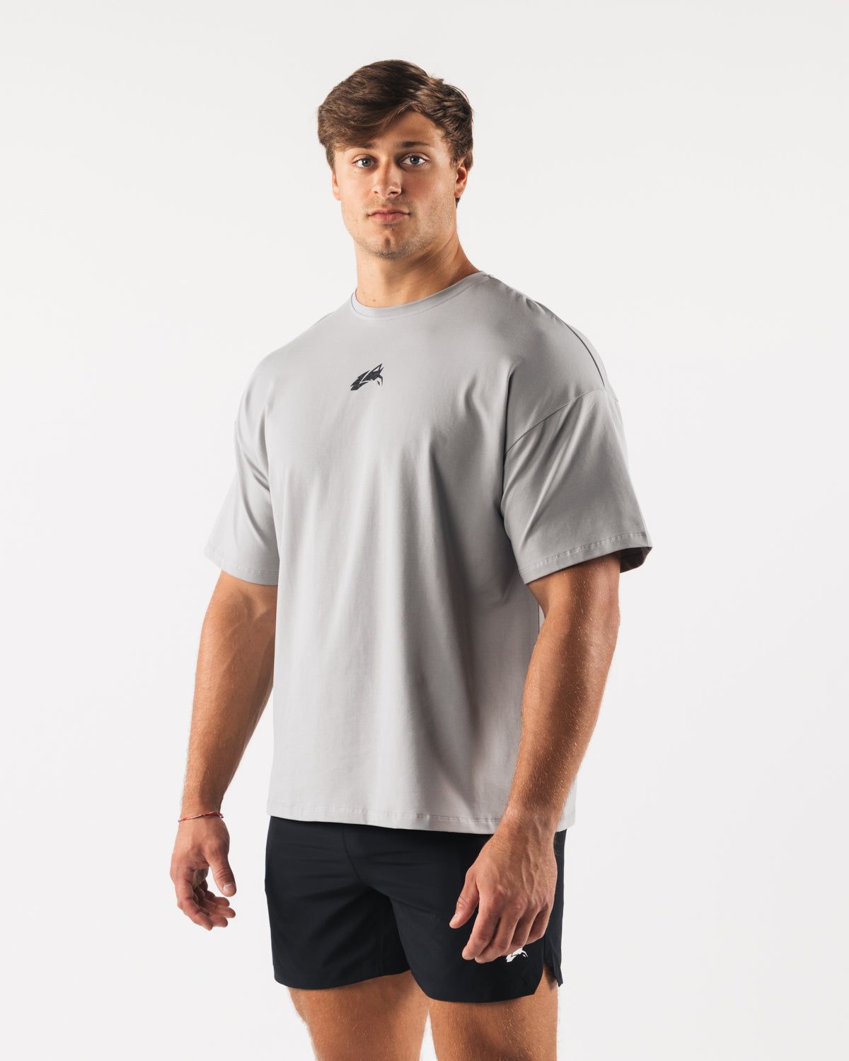 Wolf Head Paisley Print Tee - Athletic Grey sold by Alphalete