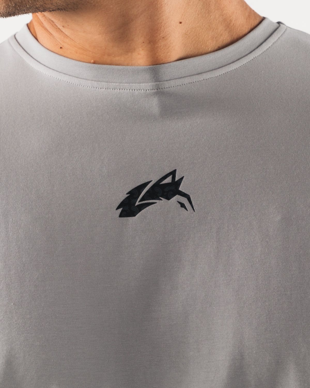 Wolf Head Paisley Print Tee - Athletic Grey sold by Alphalete product image thumbnail 5