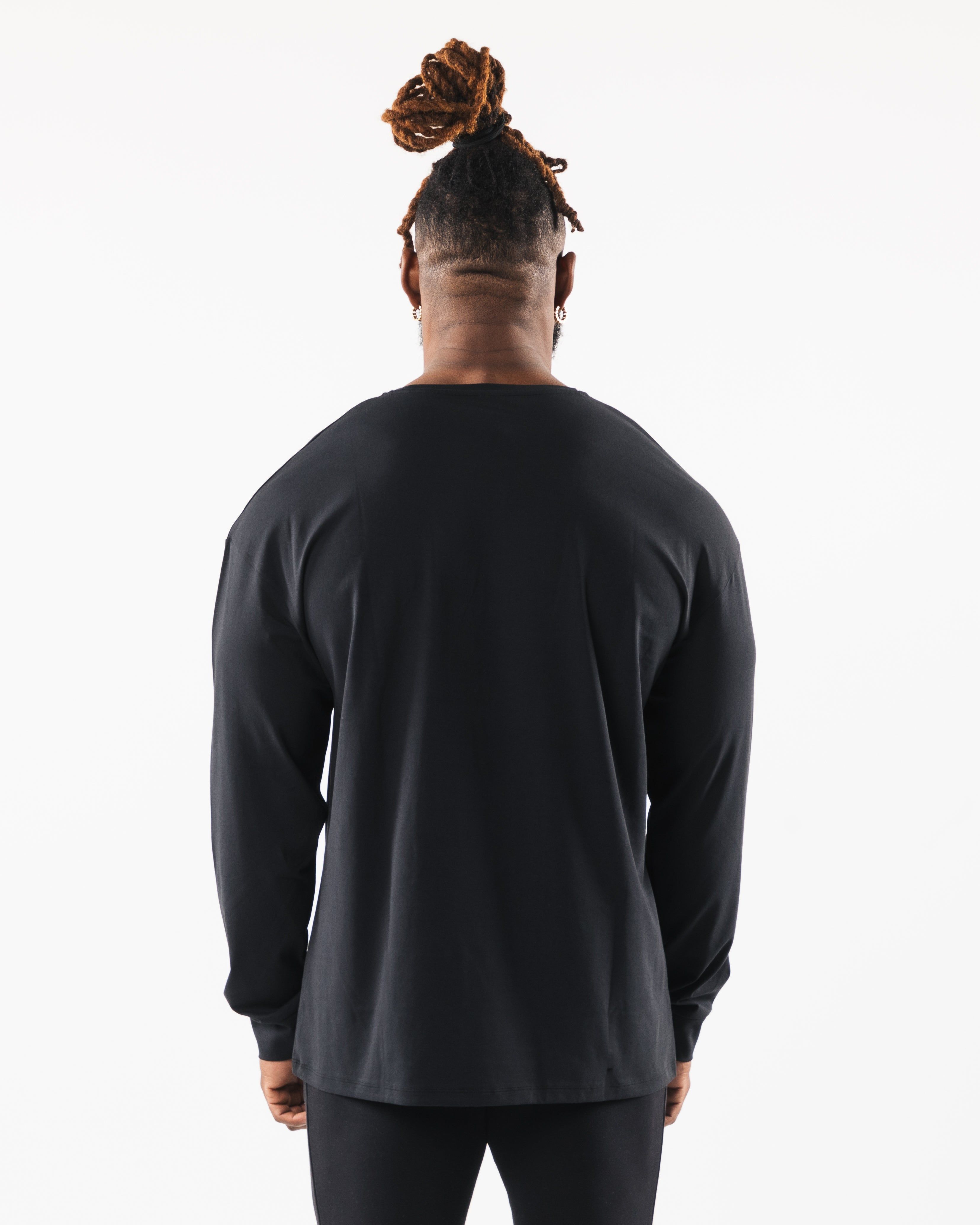 Wolf Head LS Tee - Black sold by Alphalete product image thumbnail 4