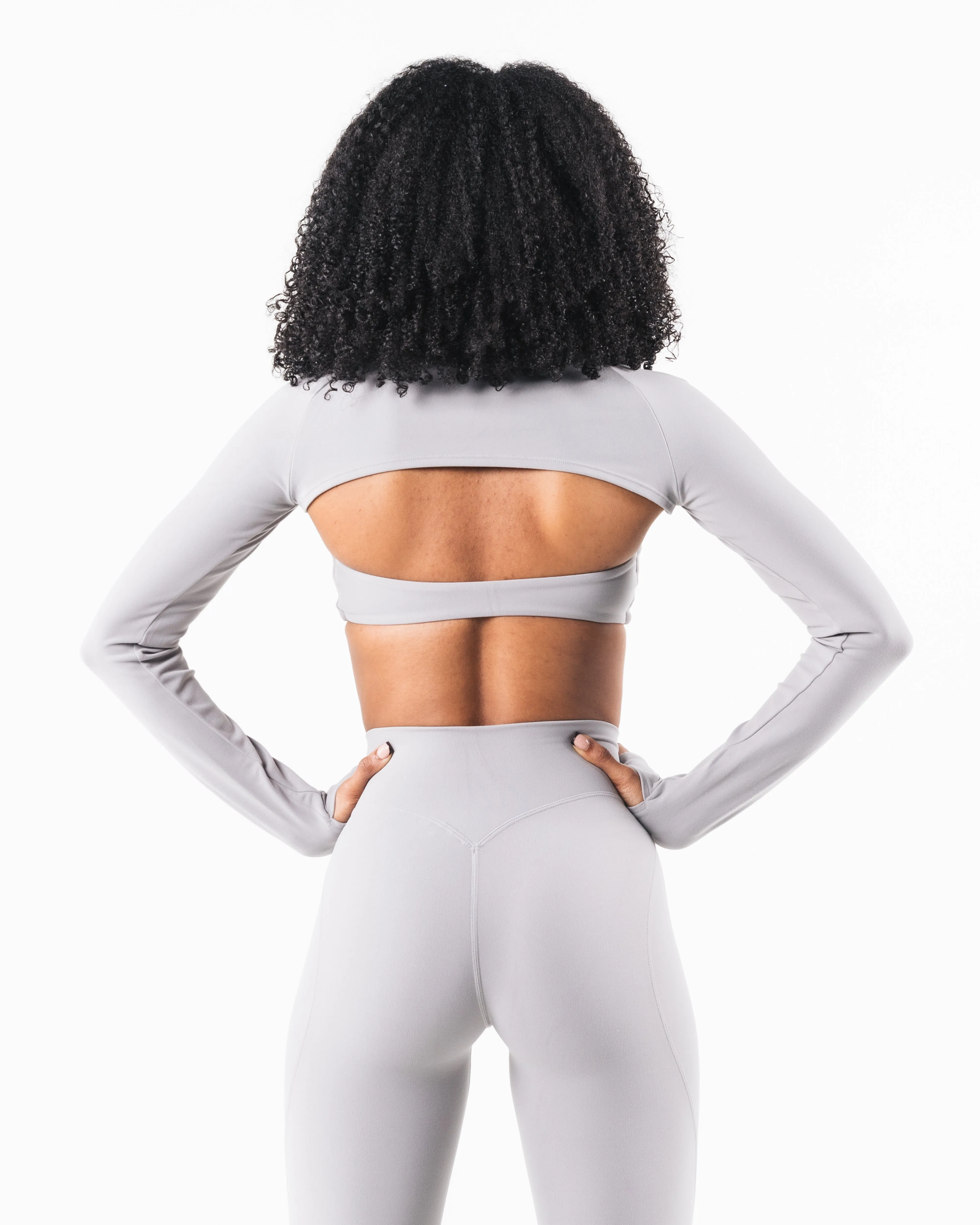 Aura Shrug LS - Smoke sold by Alphalete product image thumbnail 4