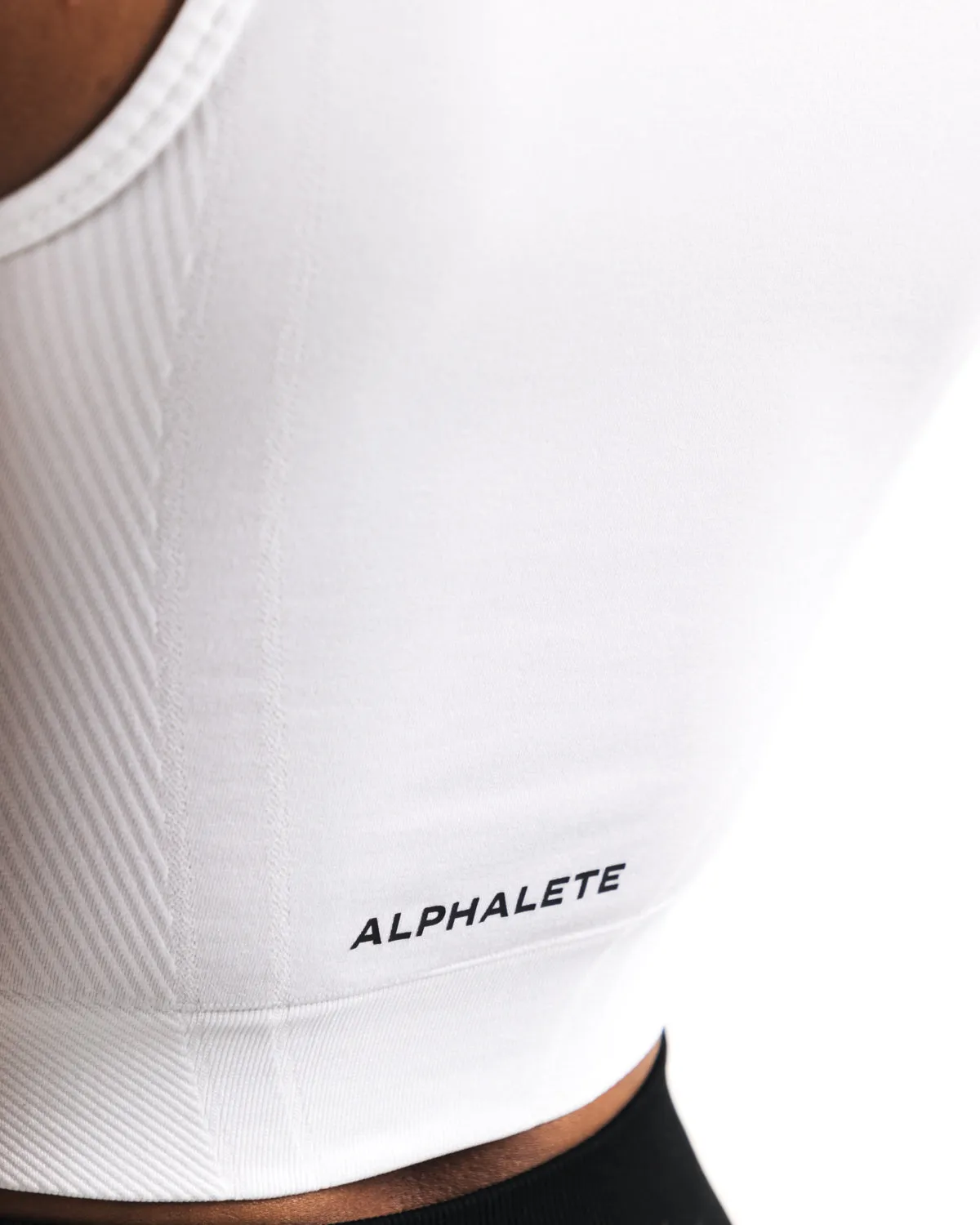 Stratus Crop Tank - White sold by Alphalete product image thumbnail 5