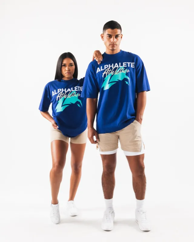 AA Beach Tee - Royal Blue sold by Alphalete