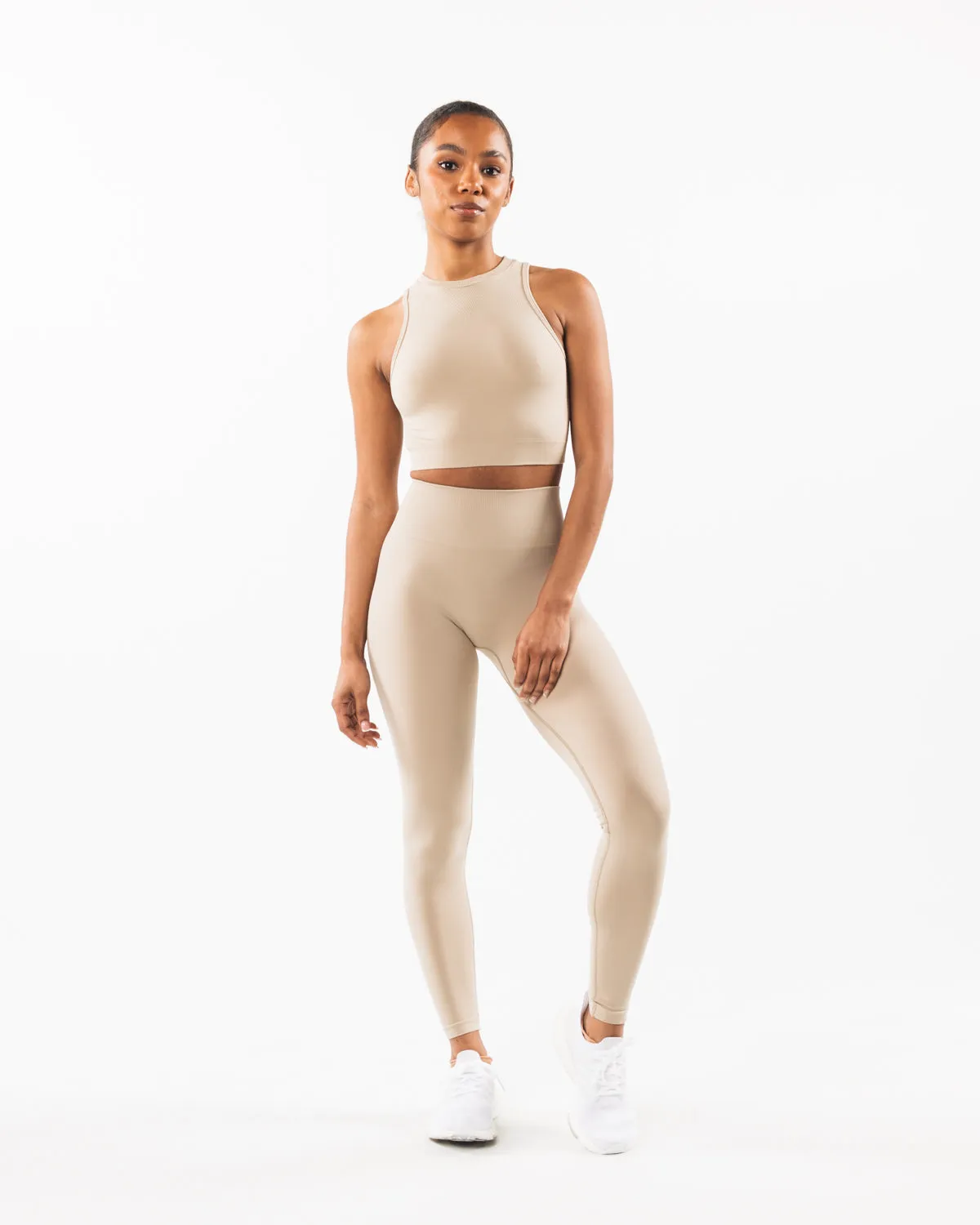 Stratus Crop Tank - Linen sold by Alphalete product image thumbnail 2