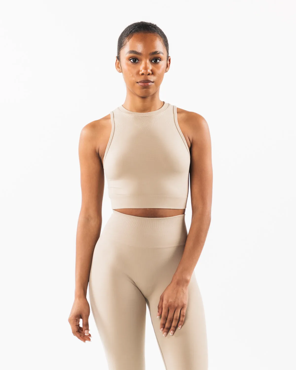 Stratus Crop Tank - Linen sold by Alphalete