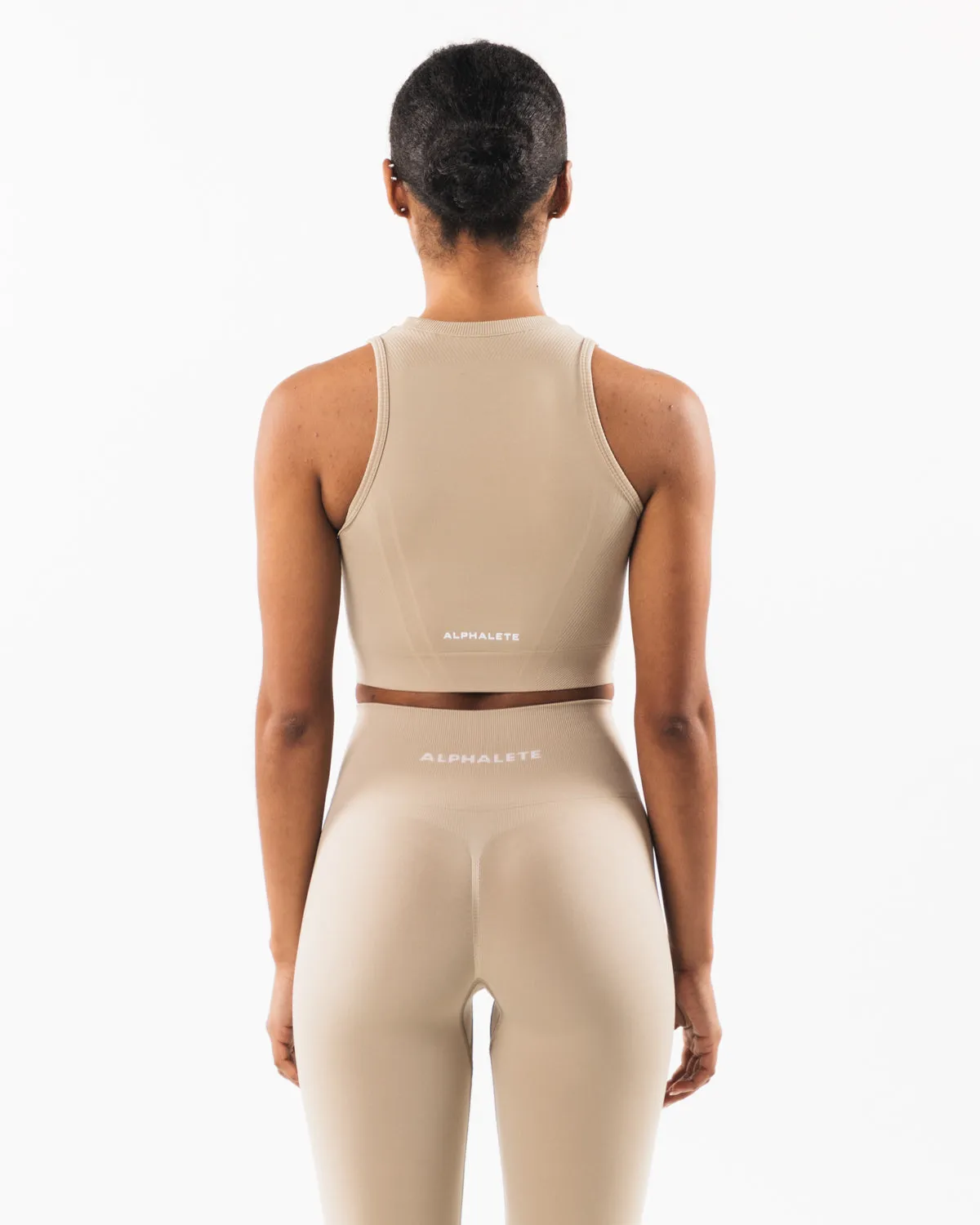 Stratus Crop Tank - Linen sold by Alphalete product image thumbnail 4