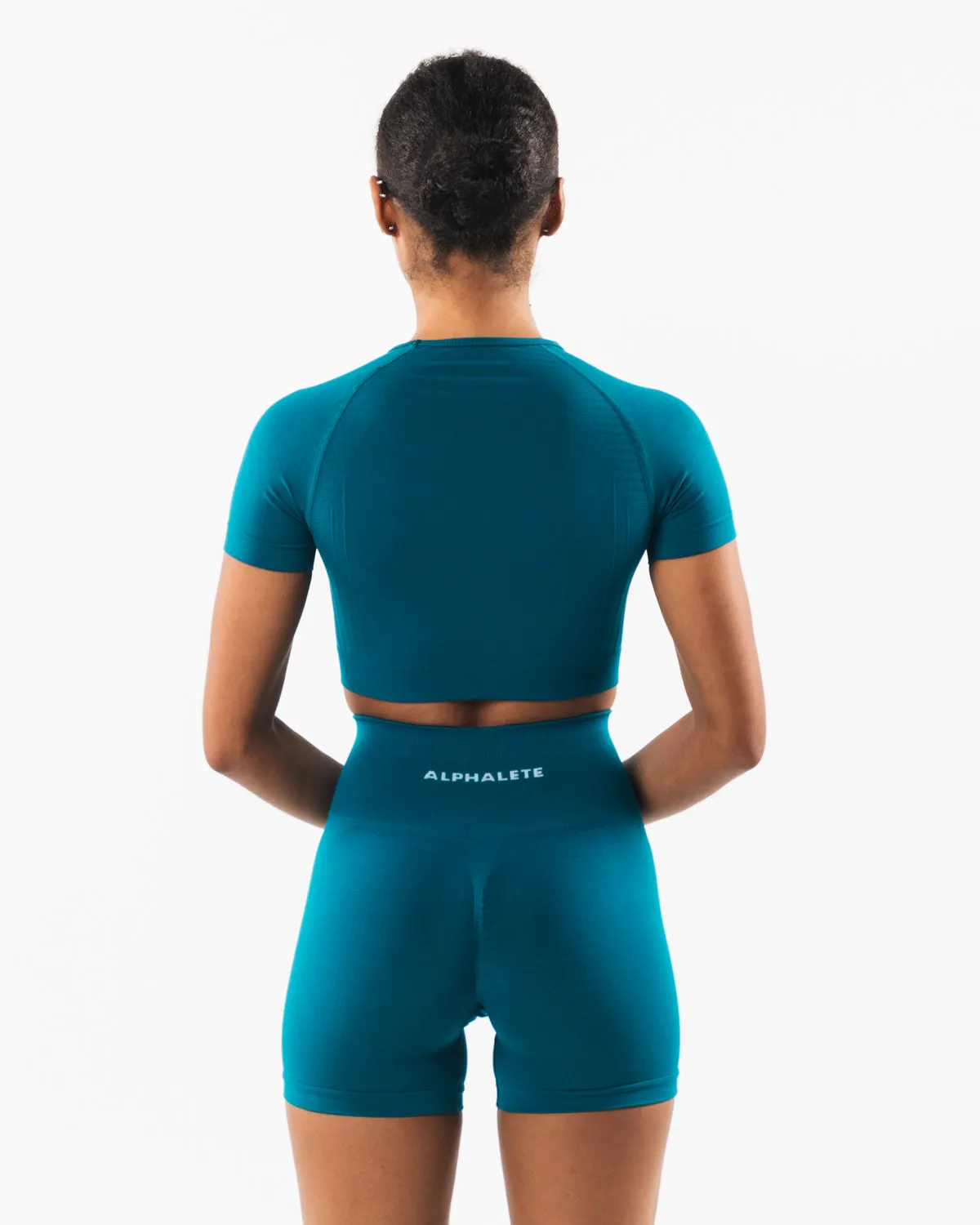 Amplify SS Crop - Galactic Ocean sold by Alphalete product image thumbnail 3