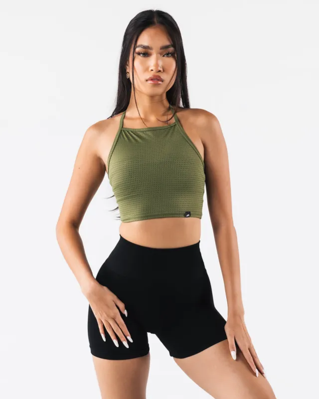 Margo Mesh Tank - Agave sold by Alphalete