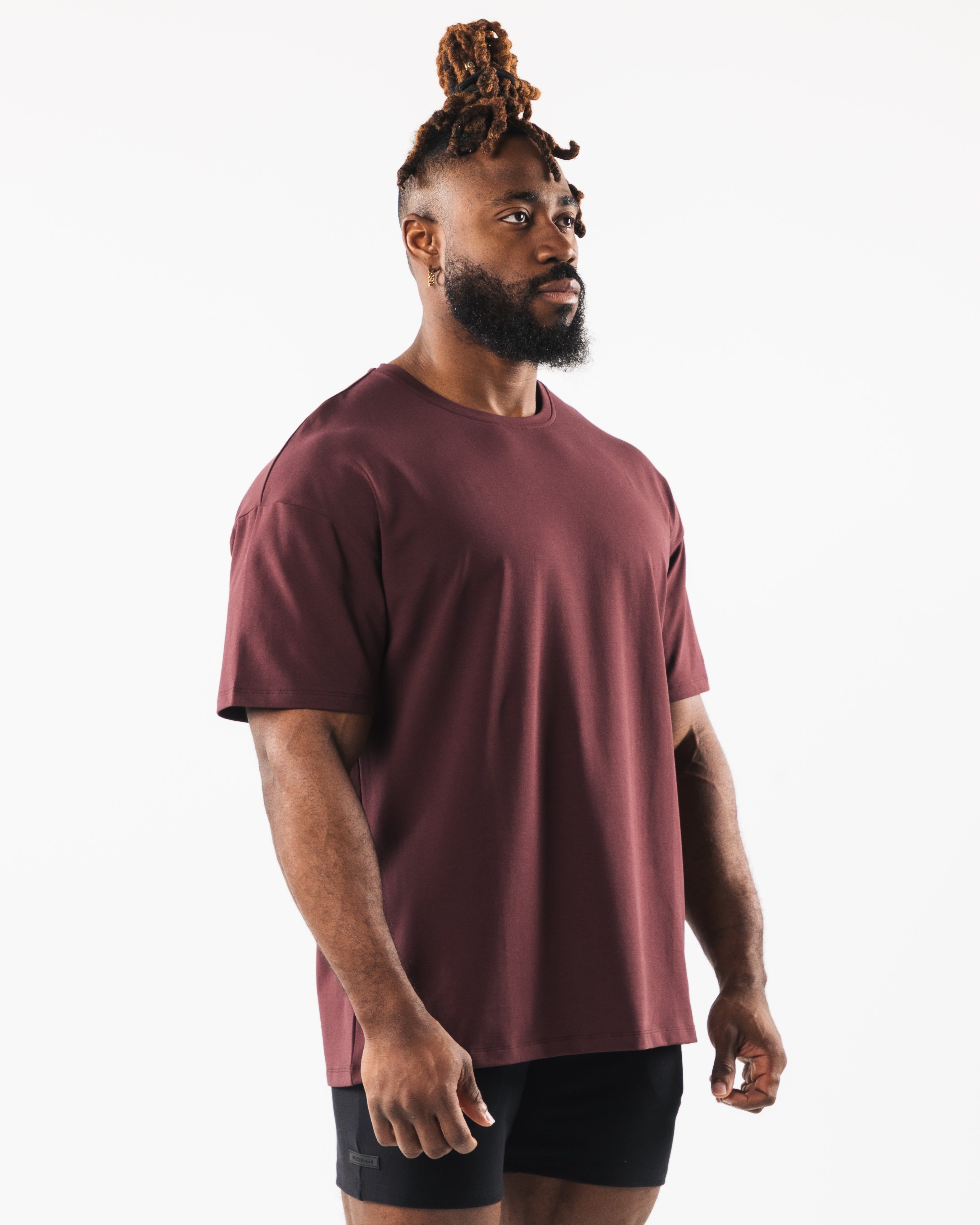 Collegiate Tee - Sangria sold by Alphalete product image thumbnail 5