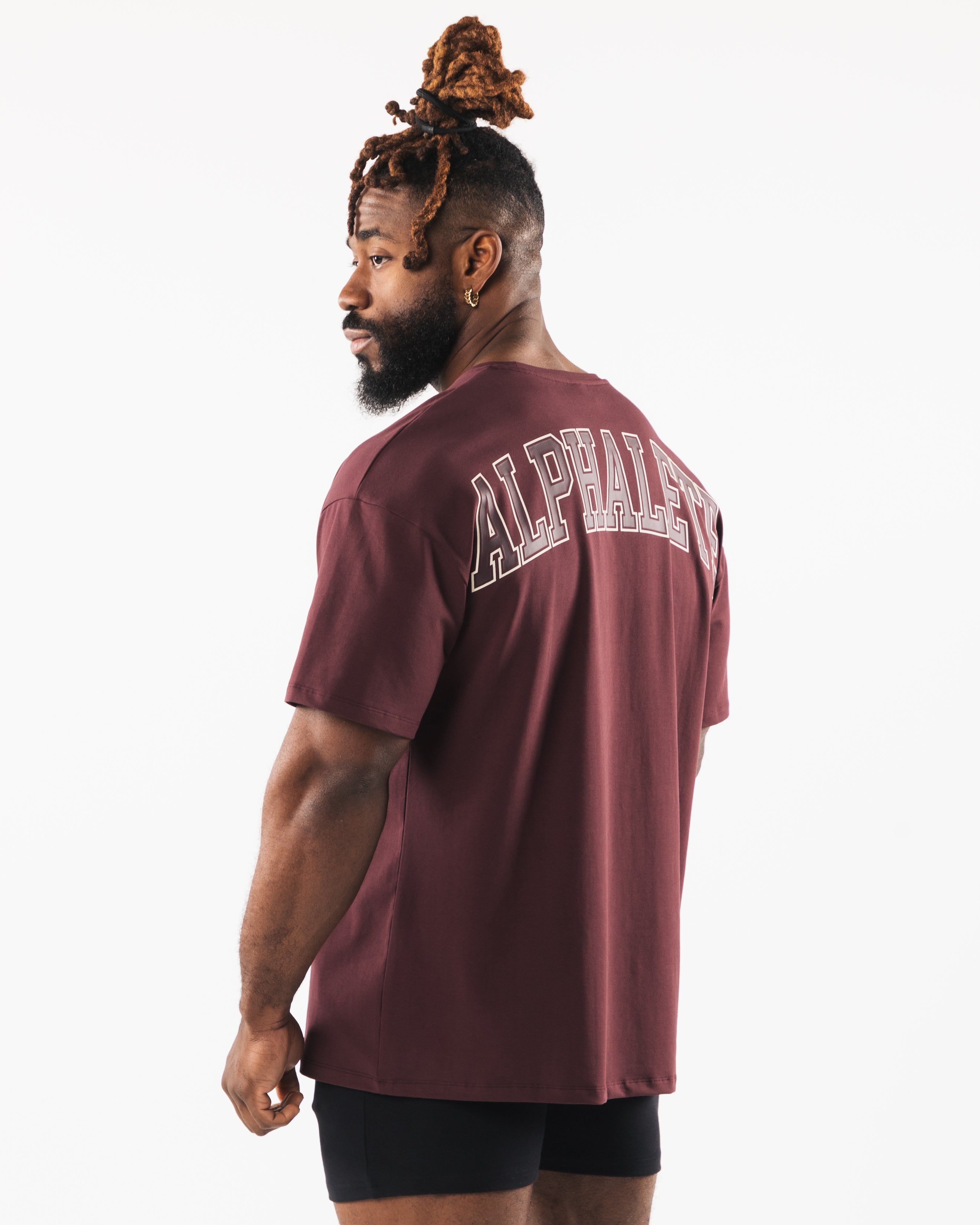 Collegiate Tee - Sangria sold by Alphalete