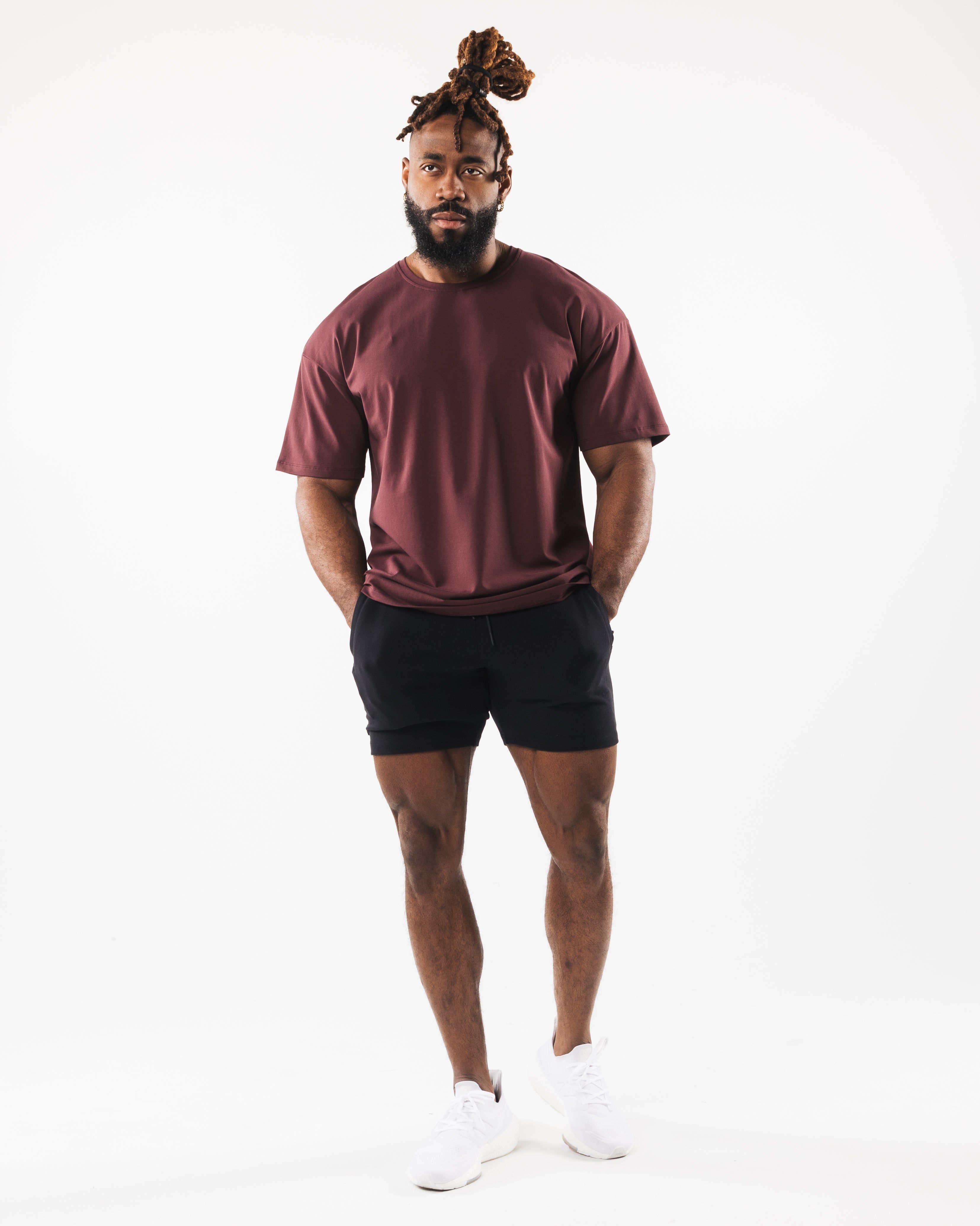 Collegiate Tee - Sangria sold by Alphalete product image thumbnail 2