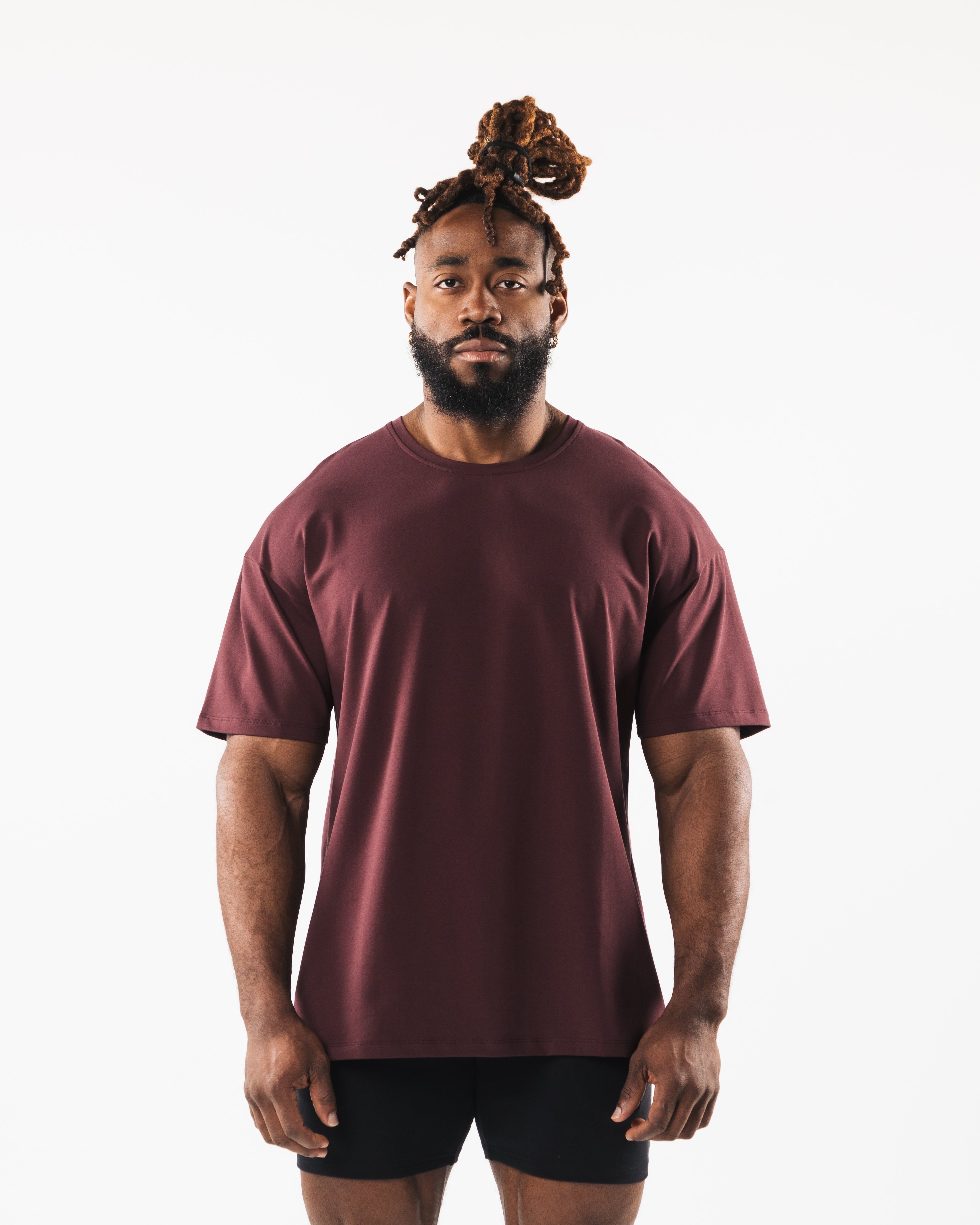 Collegiate Tee - Sangria sold by Alphalete product image thumbnail 3