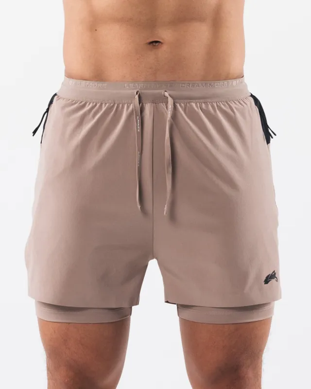 Elite Swift Short 5" - Sand sold by Alphalete