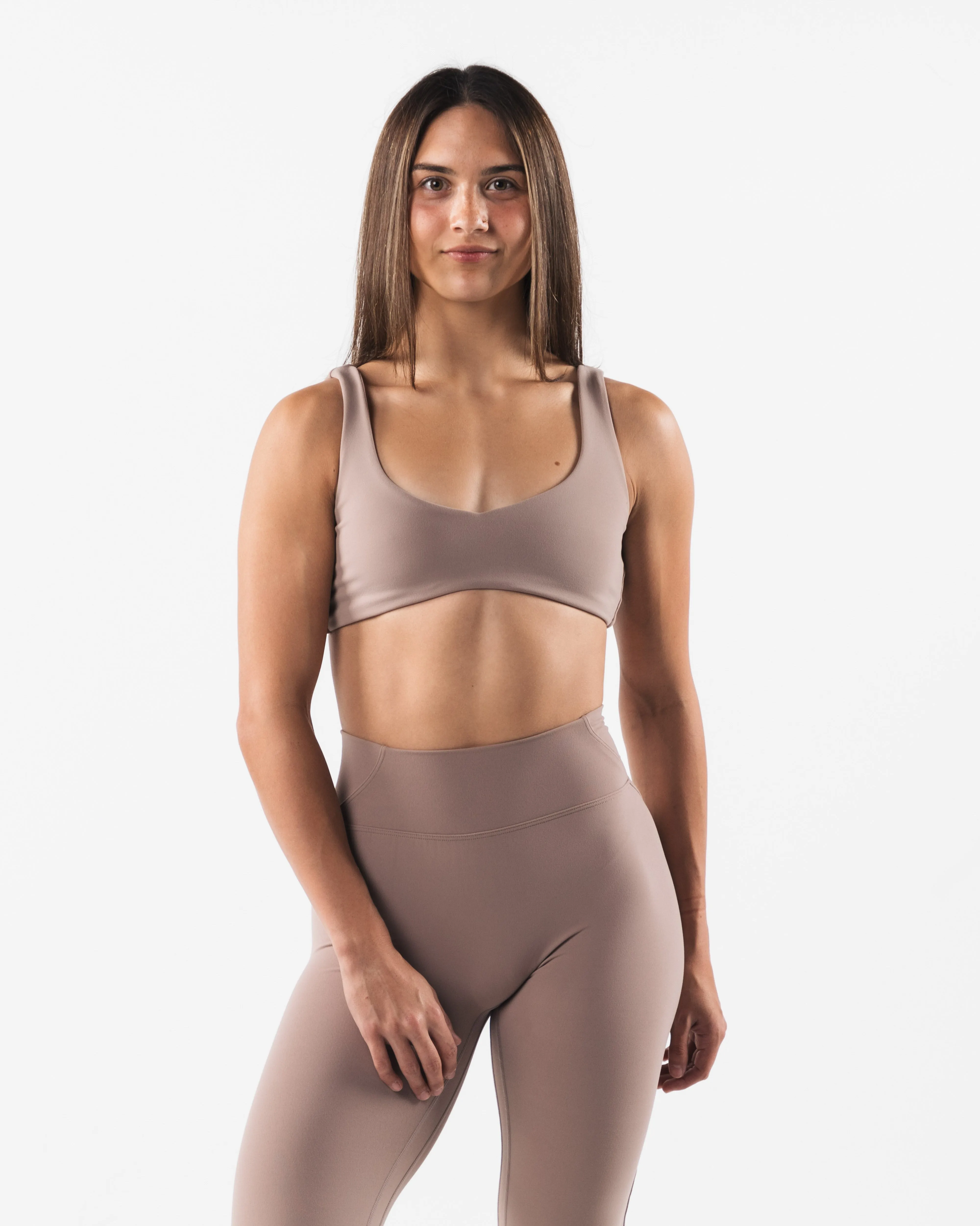 Aura Sculpt Bra - Sand sold by Alphalete
