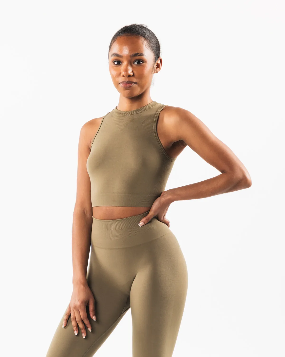 Stratus Crop Tank - Willow sold by Alphalete product image thumbnail 3