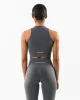 Stratus Crop Tank - Smoke sold by Alphalete