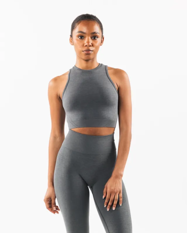 Stratus Crop Tank - Smoke sold by Alphalete