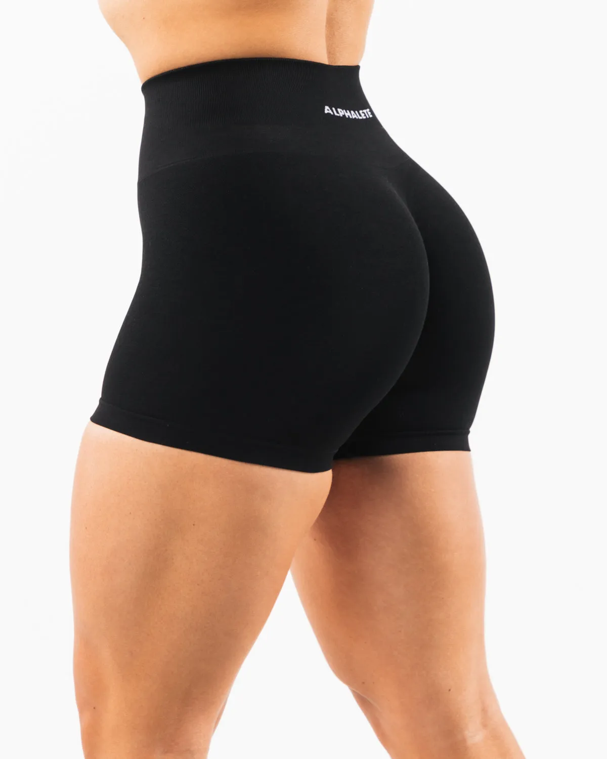 Amplify Ultra-High Rise Short - Black sold by Alphalete