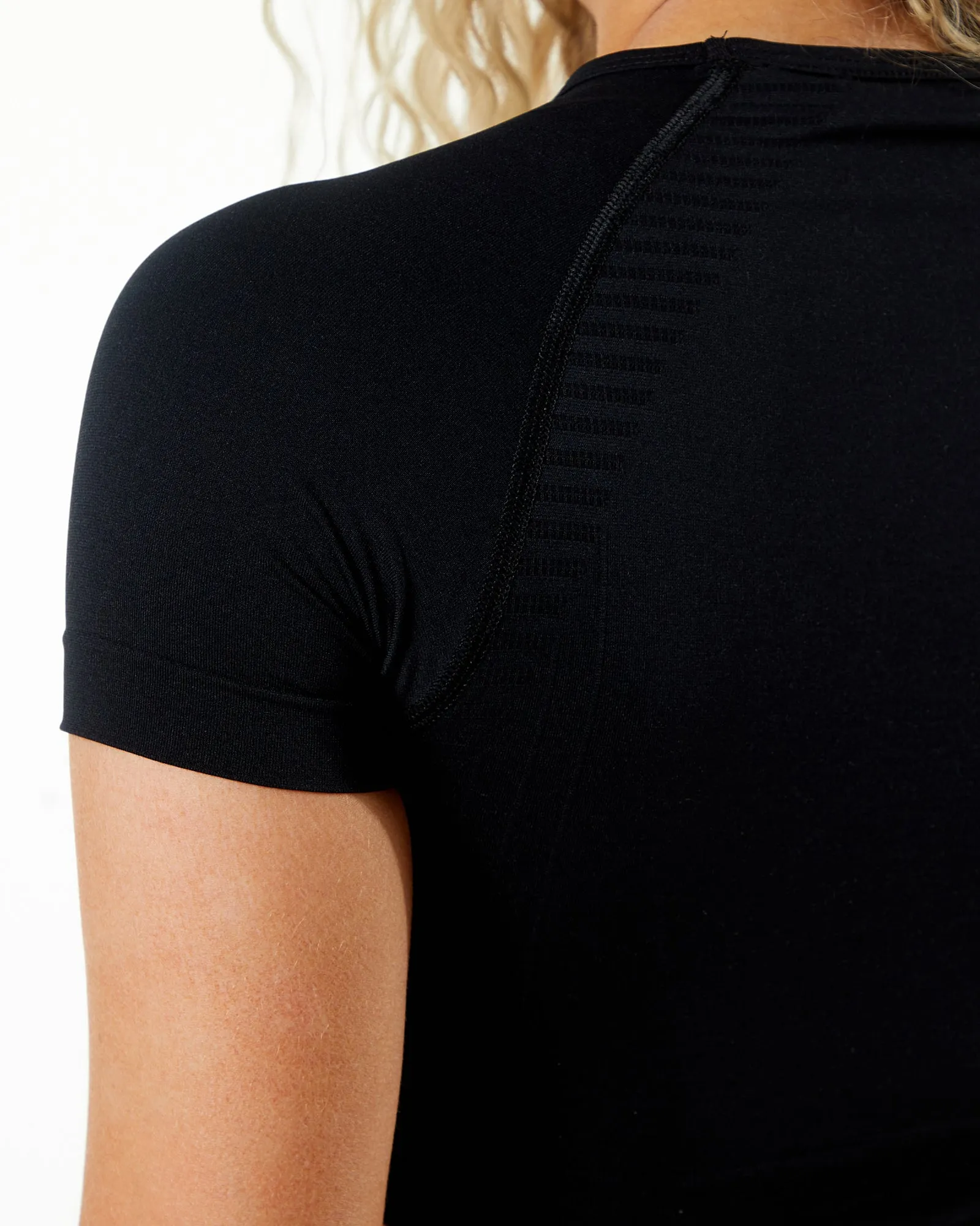 Amplify SS Crop - Black sold by Alphalete product image thumbnail 4